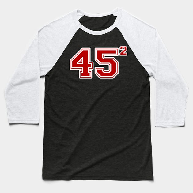 45 Baseball T-Shirt by BaderAbuAlsoud